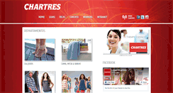 Desktop Screenshot of chartres.com.br