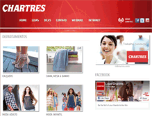 Tablet Screenshot of chartres.com.br